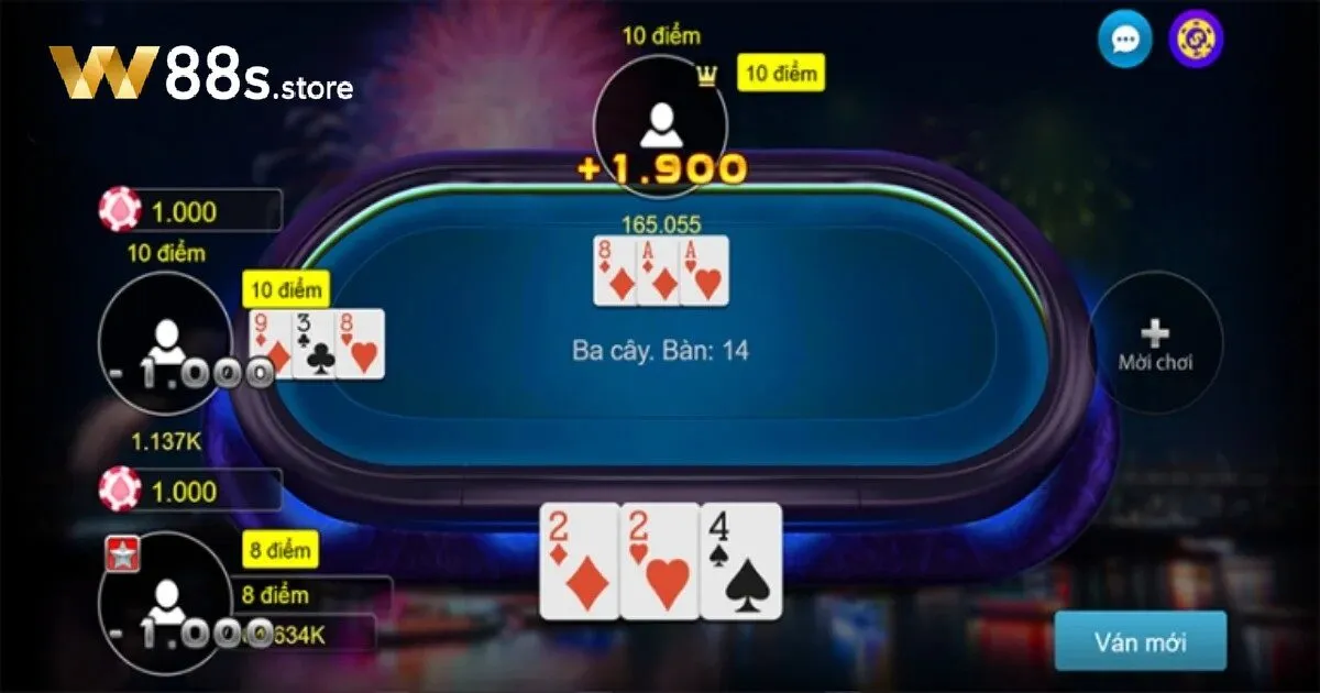 Trình tự Chơi Bài 3 Cây