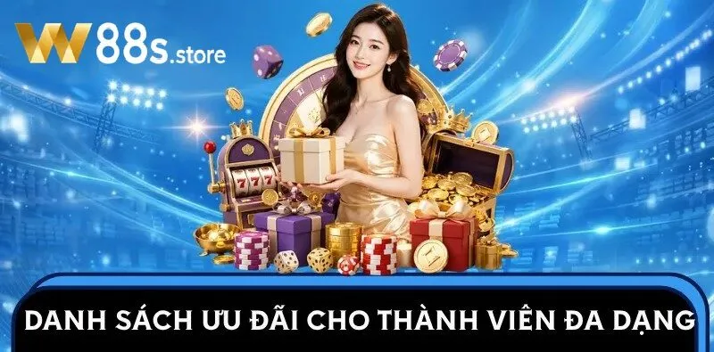 Khuyến Mãi W88 chào mừng thành viên mới gia nhập cực khủng