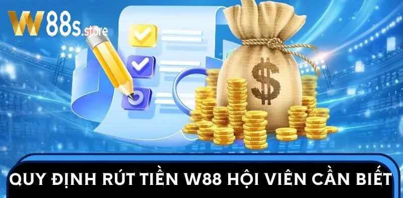 Hội viên nắm rõ quy định Rút Tiền W88